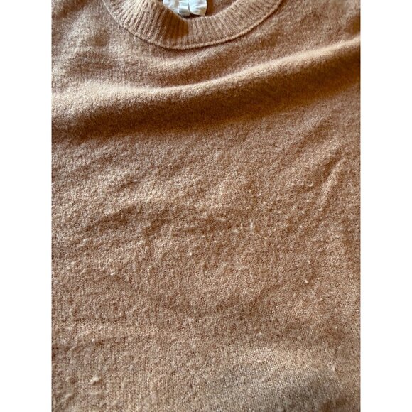 Aerie Tan Slouchy Crewneck Long Sleeve Sweater Size Medium - Picture 8 of 8